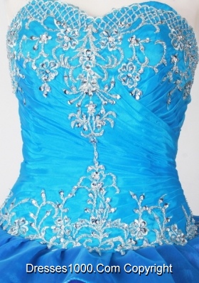 Exquisite Ball Gown Sweetheart Neck Floor-length Quinceanera Dress