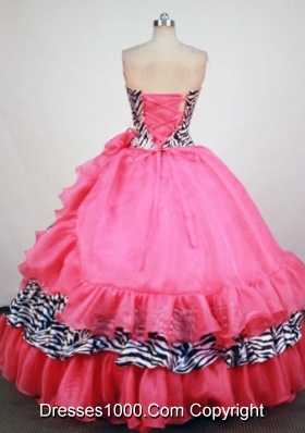 Luxurious Ball Gown Sweetheart Neck Floor-Lengtrh Light Pink Beading Quinceanera Dress