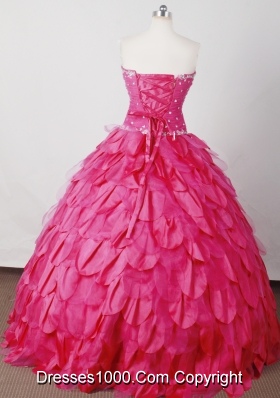 Perfect Ball Gown Strapless Floor-length Quinceanera Dress