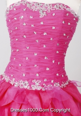 Perfect Ball Gown Strapless Floor-length Quinceanera Dress