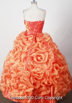 Perfect Ball Gown Strapless Floor-length Quinceanera Dress