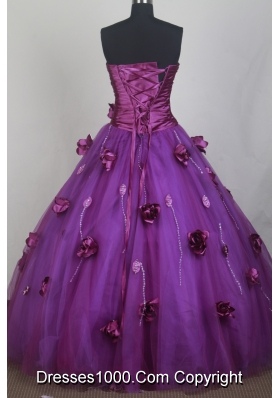 Romantic Ball Gown Sweetheart Neck Floor-length Quinceanera Dress