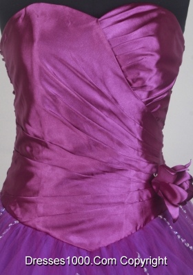 Romantic Ball Gown Sweetheart Neck Floor-length Quinceanera Dress