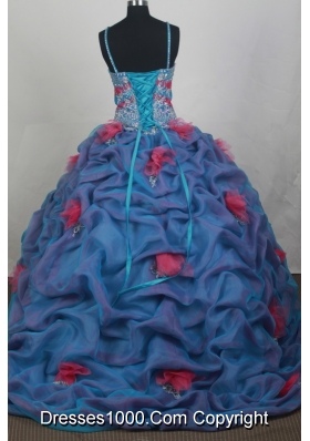 Beautiful Ball Gown Straps Floor-length Quincenera Dresses