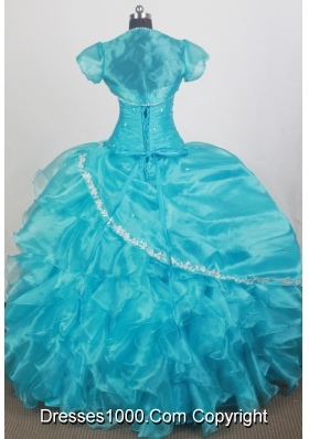 2012 Popular Ball Gown Sweetheart Floor-length Qunceanera Dress