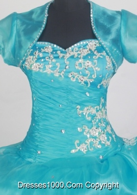 2012 Popular Ball Gown Sweetheart Floor-length Qunceanera Dress