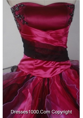 Beautiful Ball Gown Strapless Floor-length Quincenera Dresses