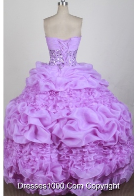 Exquisite Ball Gown Sweetheart Neck Floor-length Quinceanera Dress