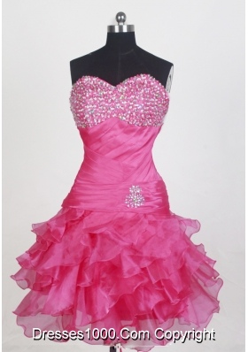 Exquisite Ball Gown Sweetheart Neck Floor-length Quinceanera Dress