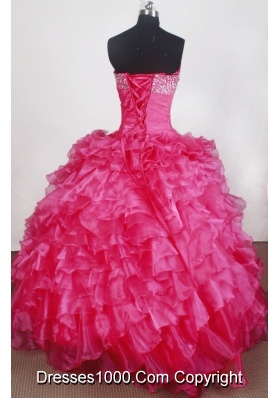 Exquisite Ball Gown Sweetheart Neck Floor-length Quinceanera Dress