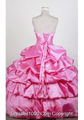 Gorgeous Ball Gown Strapless Floor-length Quinceanera Dress