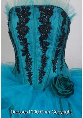 Gorgeous Ball gown Strapless Floor-length Quinceanera Dresses