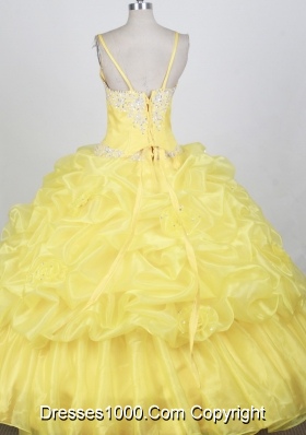 Popular Ball gown Strap Floor-length Quinceanera Dresses