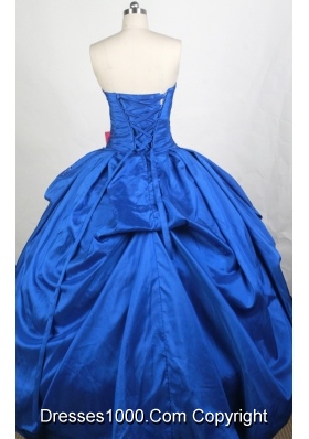 Popular Ball gown Strapless Floor-length Quinceanera Dresses