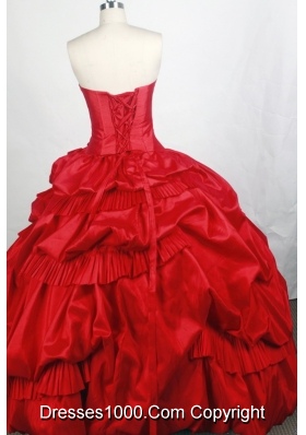 Popular Ball gown Strapless Floor-length Quinceanera Dresses