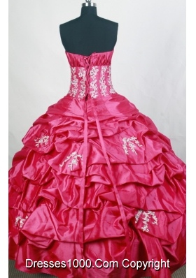 Popular Ball gown Strapless Floor-length Quinceanera Dresses