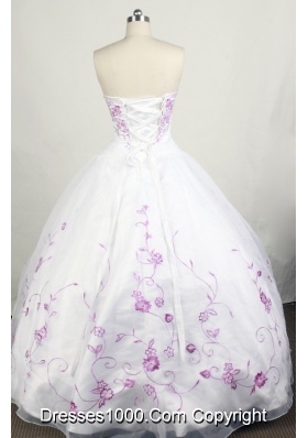 Pretty Ball gown Strapless Floor-length Quinceanera Dresses