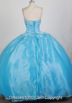 2012 Exquisite Ball Gown Strapless Floor-Length Quinceanera Dresses