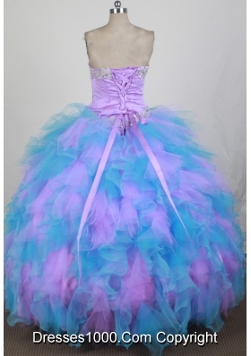 2012 Exquisite Ball Gown Sweetheart Neck Floor-Length Quinceanera Dresses