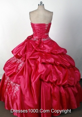 2012 Luxurious Ball Gown Strapless Floor-Length Quinceanera Dress