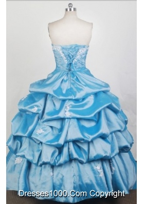 2012 Pretty Ball Gown Strapless Floor-Length Quinceanera Dresses Style JP42627