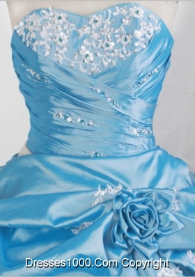 2012 Pretty Ball Gown Strapless Floor-Length Quinceanera Dresses Style JP42627