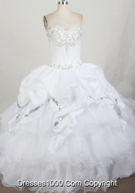 2012 Unique Ball Gown Strapless Floor-Length Quinceanera Dress