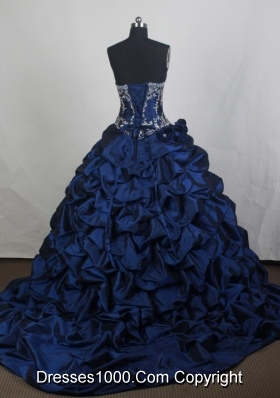 Beautiful Ball gown Sweetheart-neck Chapel Train Quinceanera Dresses