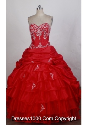 Beautiful Ball gown Sweetheart-neck Chapel Train Quinceanera Dresses