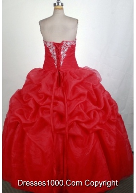 Classical Ball Gown Sweetheart Floor-length Quinceanera Dress