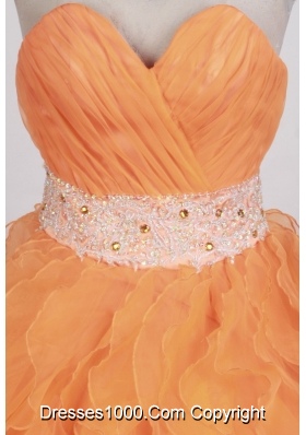 Exquisite Ball Gown Sweetheart Floor-length Quinceanera Dress