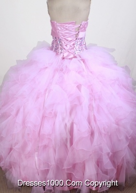 Gorgeous Ball Gown Strapless Floor-length Quinceanera Dress