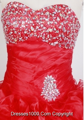 Gorgeous Ball Gown Sweetheart Floor-length Quinceanera Dress