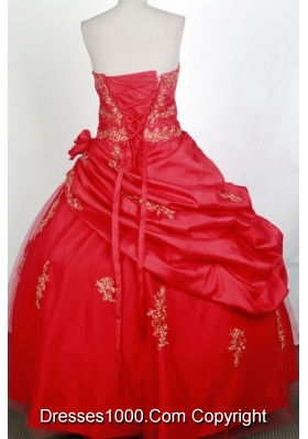 Modest Ball Gown Sweetheart Floor-length Quinceanera Dress