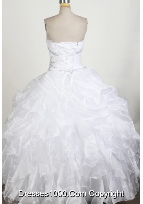 Perfect Ball Gown Strapless Floor-length Quinceanera Dress