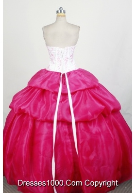 Perfect Ball Gown Strapless Floor-length Quinceanera Dress