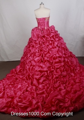 Pretty Ball gown Sweetheart-neck Sweep Train Quinceanera Dresses