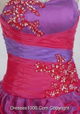 Romantic Ball gown Strapless Floor-length Quinceanera Dresses