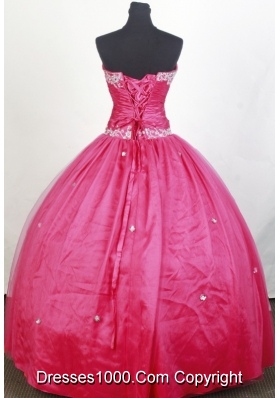 Simple Ball Gown Strapless Floor-length Quinceanera Dress