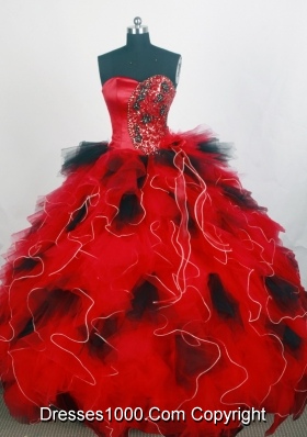 Modest Ball Gown Sweetheart Floor-length Quinceanera Dress