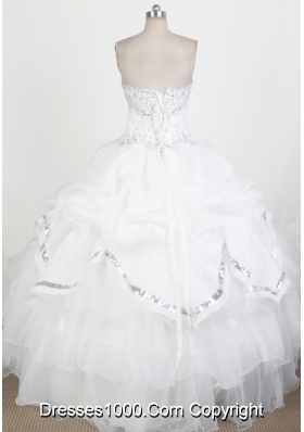 Popular Ball Gown Sweetheart Floor-length Quinceanera Dress