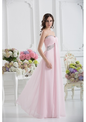 Sweetheart Empire Sequins Prom Dress with Ruching