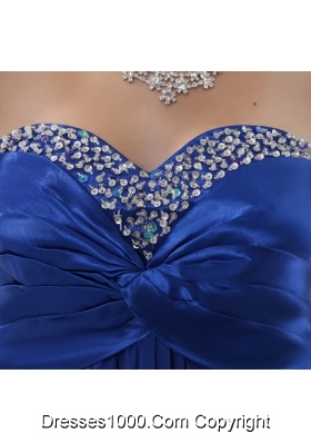 Sweetheart Empire Backless Beading Prom Dress