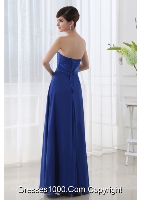 Sweetheart Empire Backless Beading Prom Dress