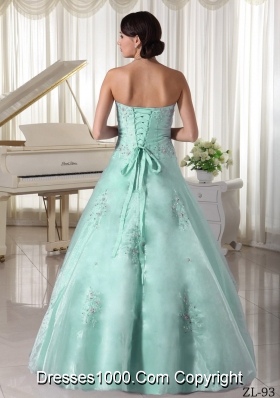 Lovely Quinceanera Dress with Appliques Beading in Princess Style