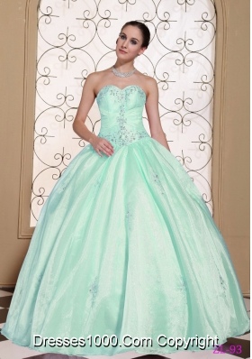 Sweet 2014 Sweetheart Quinceanera Dress with Appliques Beading