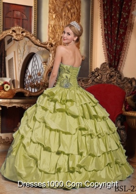 Discount Dresses 15 with Appliques and Ruffles Strapless