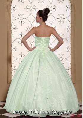 Sweetheart 2014 Sweet Sixteen Quinceanera Dresses Beaded Decorate Bust