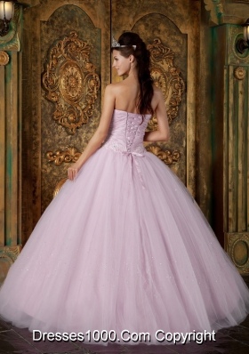 New Style Strapless 2014 Spring Quinceanera Dress with Baby Pink