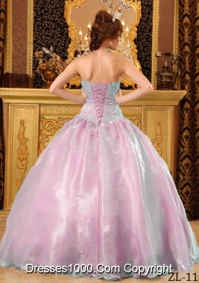 Beautiful Ball Gown Beading Quinceanera Dress Strapless with Appliques